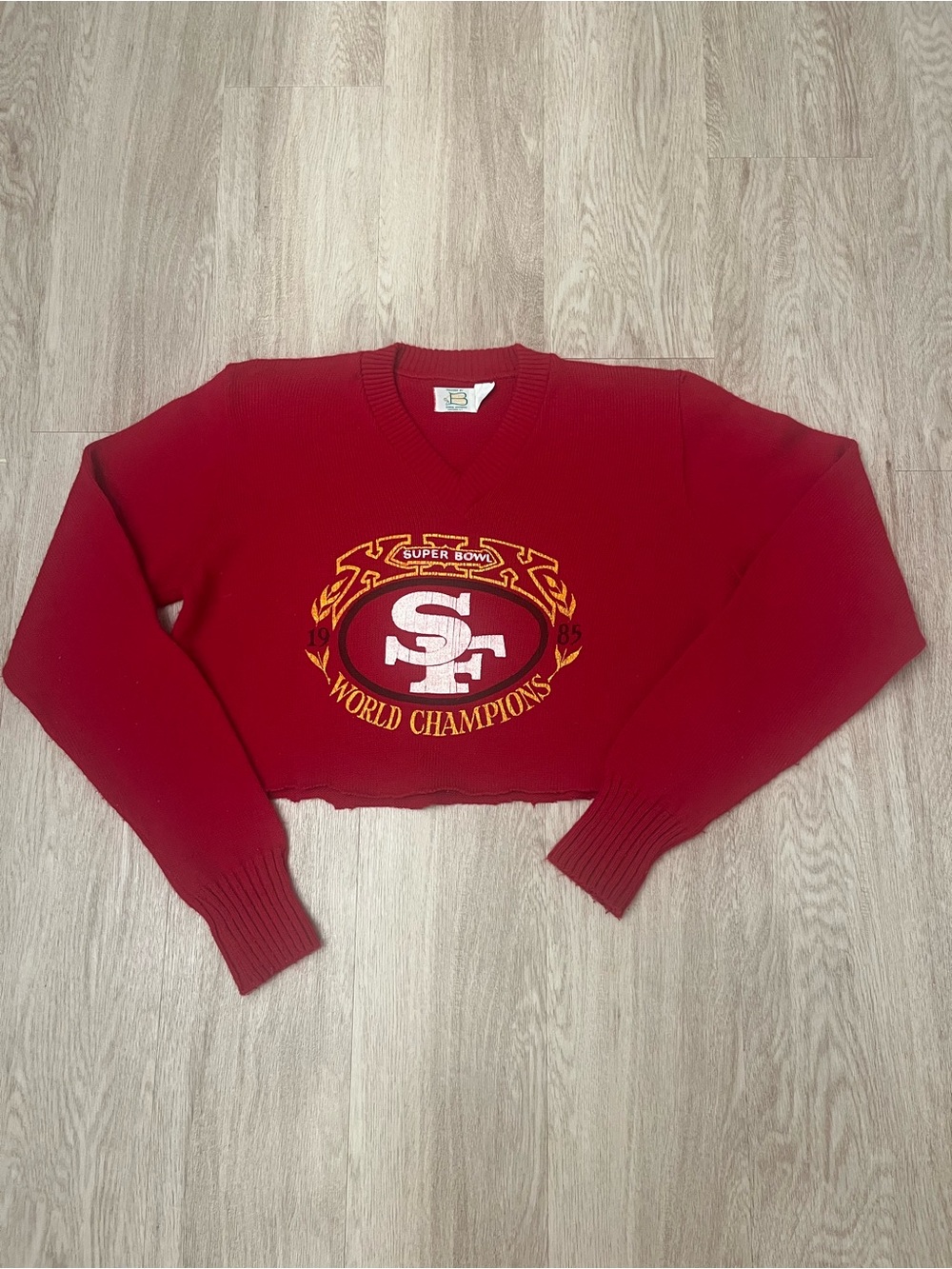 vintage san francisco 49ers sweater